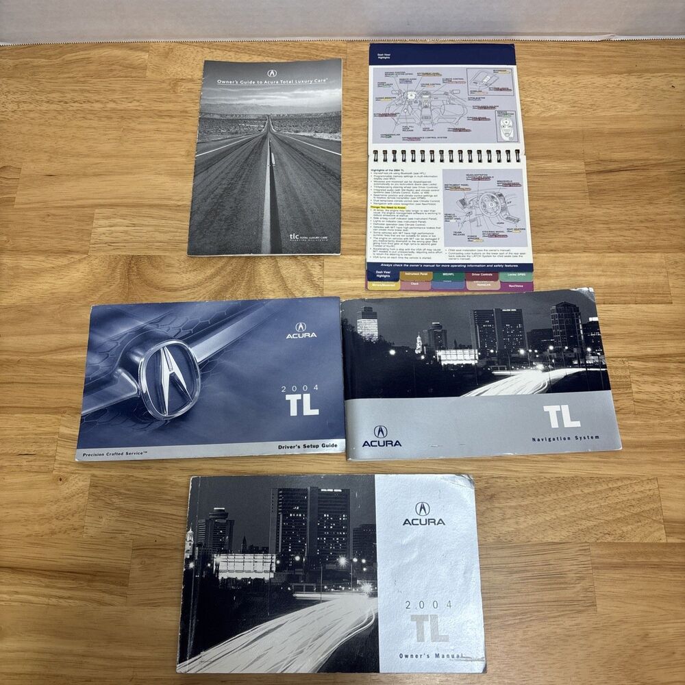 2004 Acura TL owners manual with Navigation